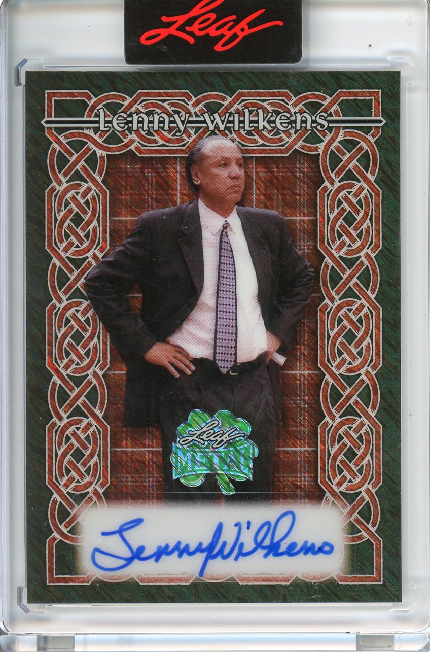 2026 Leaf Metal St. Patrick's Day Lenny Wilkins Auto /2