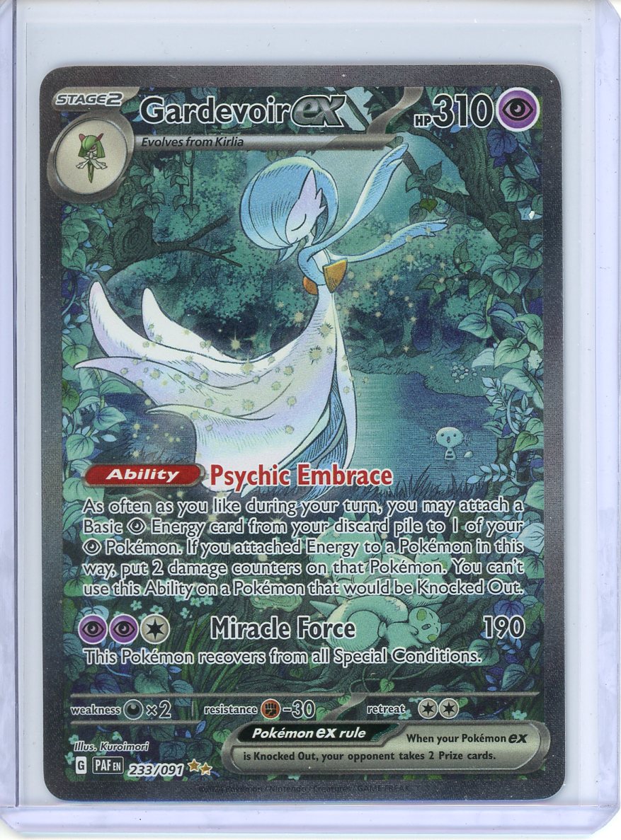 Gardevoir ex Pokemon Card (Paldean Fates 233/091) SIR
