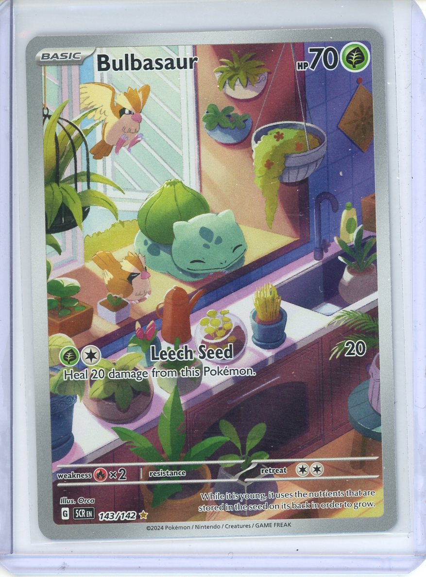 Pokemon Bulbasaur IR 143/142