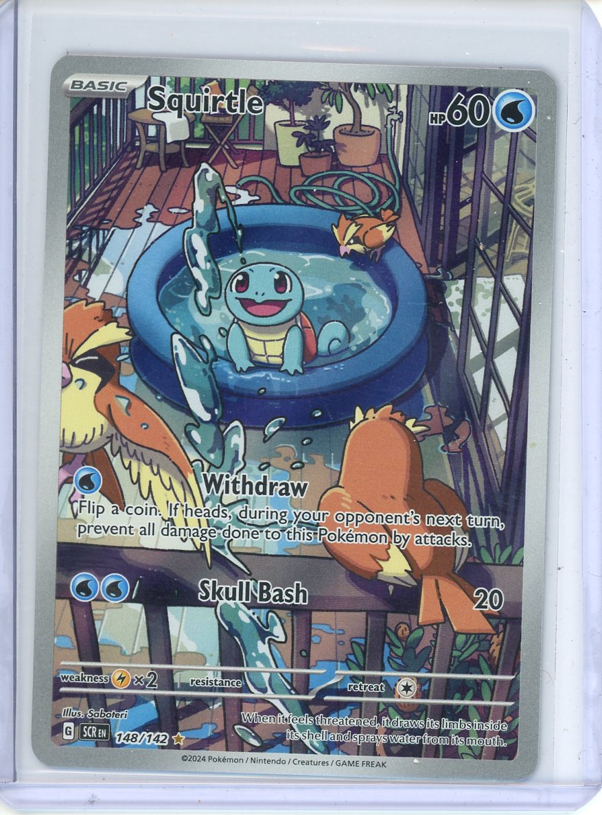 Pokemon Squirtle IR 148/142