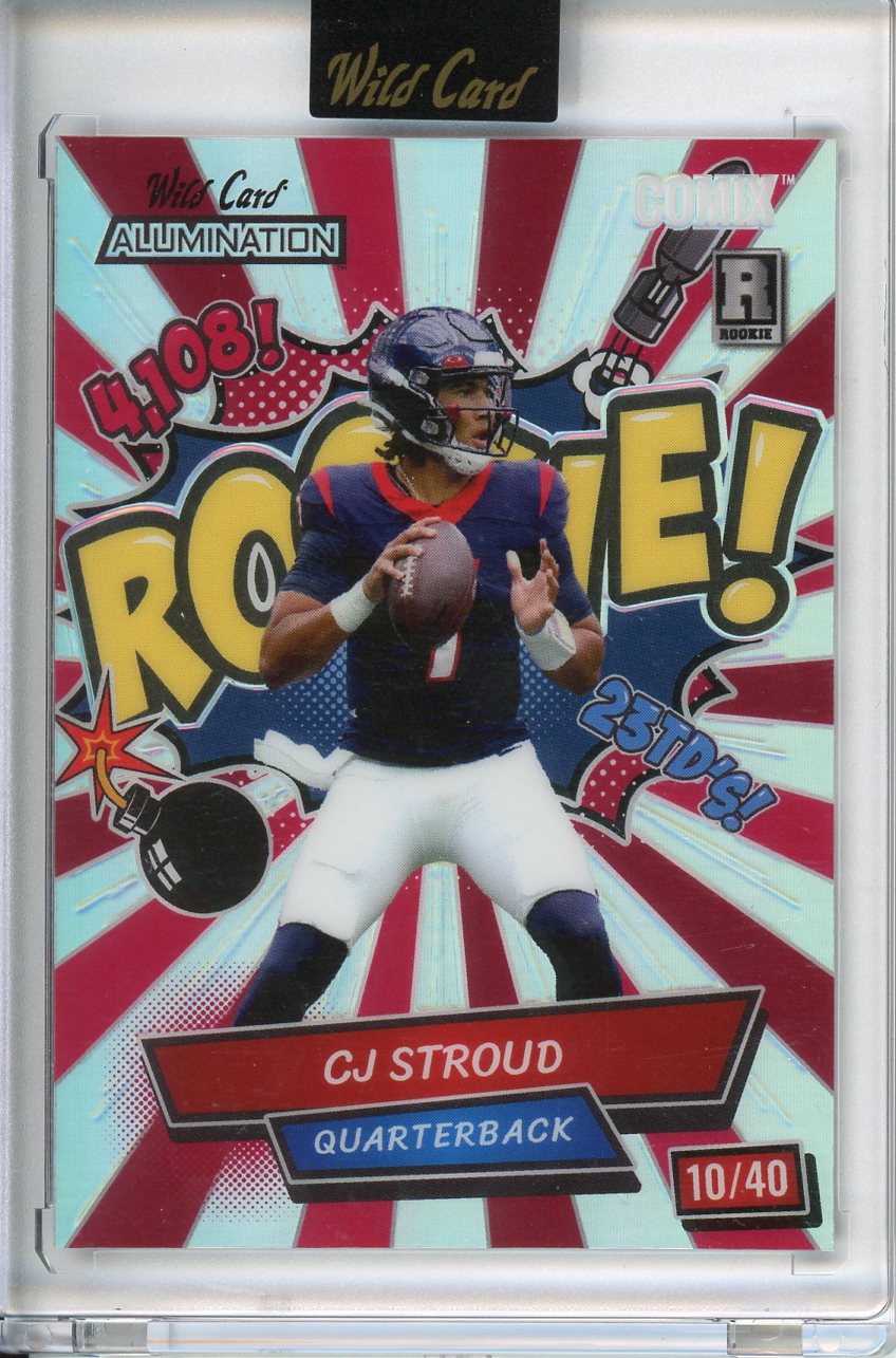 2023 Wild Card CJ Stroud Comix 10/40 AC-CS
