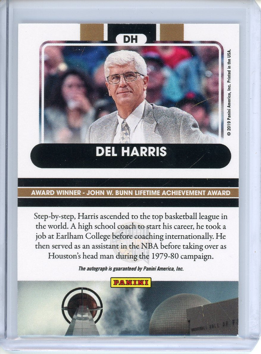 2025 Panini National Del Harris #DH Hall of Fame Auto /75
