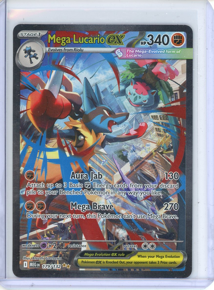 Pokemon Mega Lucario ex - 179/132 SIR