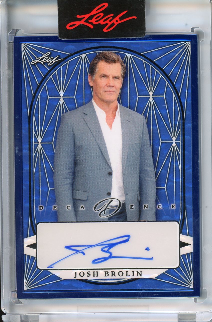 2023 Leaf Decadence Josh Brolin Blue Auto /8