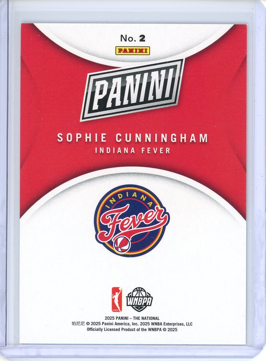 2025 Panini National Sophie Cunningham #2 Blue /50