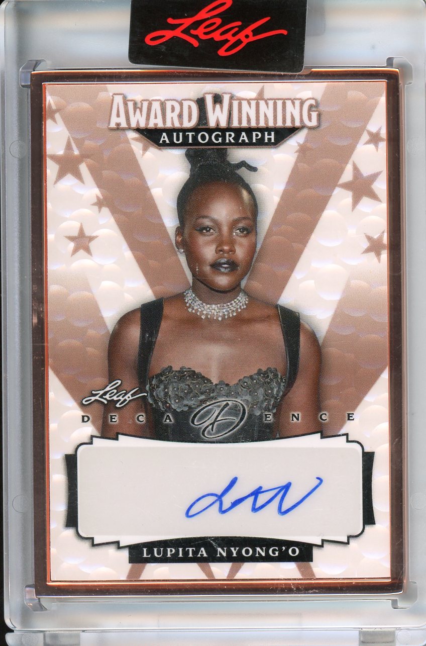 2023 Leaf Decadence Lupita Nyong'o Award Winning Autograph /10