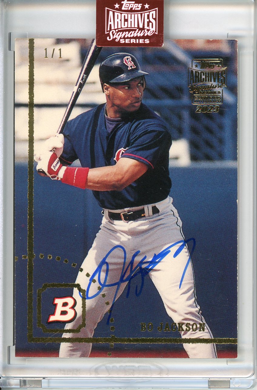 2023 Topps Archives Signature Series Bo Jackson #535 Auto 1/1