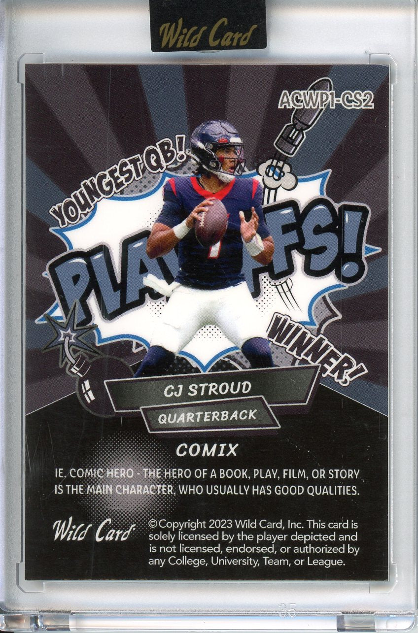 2023 Wild Card CJ Stroud Comix 6/18 ACWP1-CS2