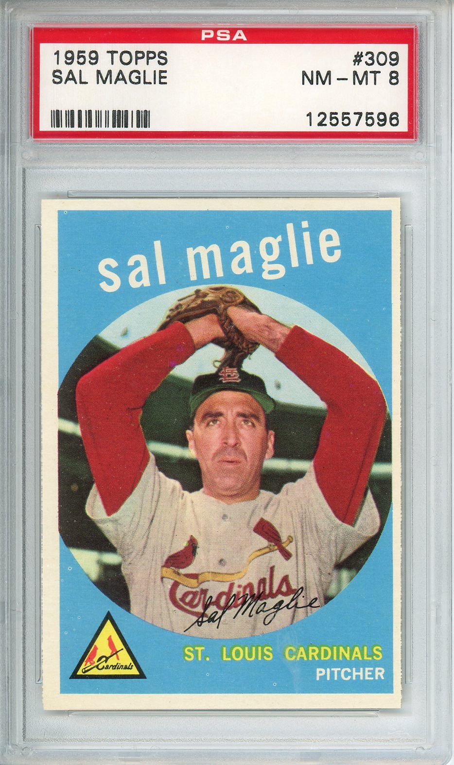 1959 Topps Sal Magile #309 PSA 8 NM-MT