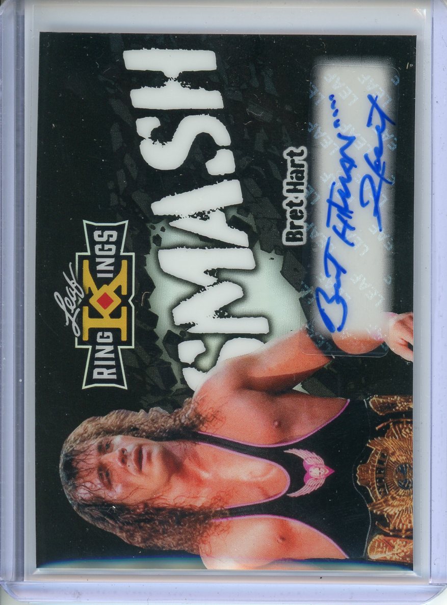 2026 Leaf Ring Kings Bret Hart Inscription Smash Auto /10