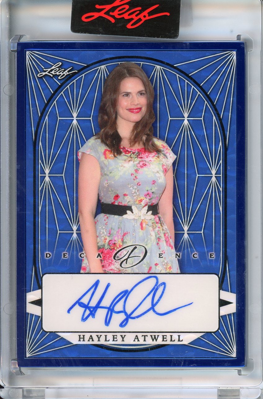 2023 Leaf Decadence Hayley Atwell Blue Auto /8