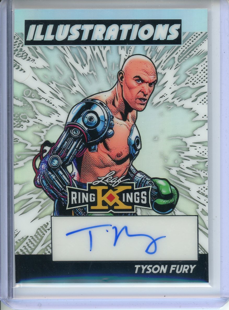 2026 Leaf Ring Kings Tyson Fury Illustrations Auto /10