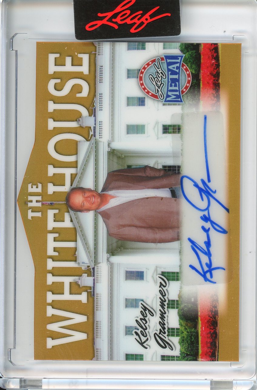 2026 Leaf Metal President's Day Kelsey Grammer The White House Gold 1/1 Auto