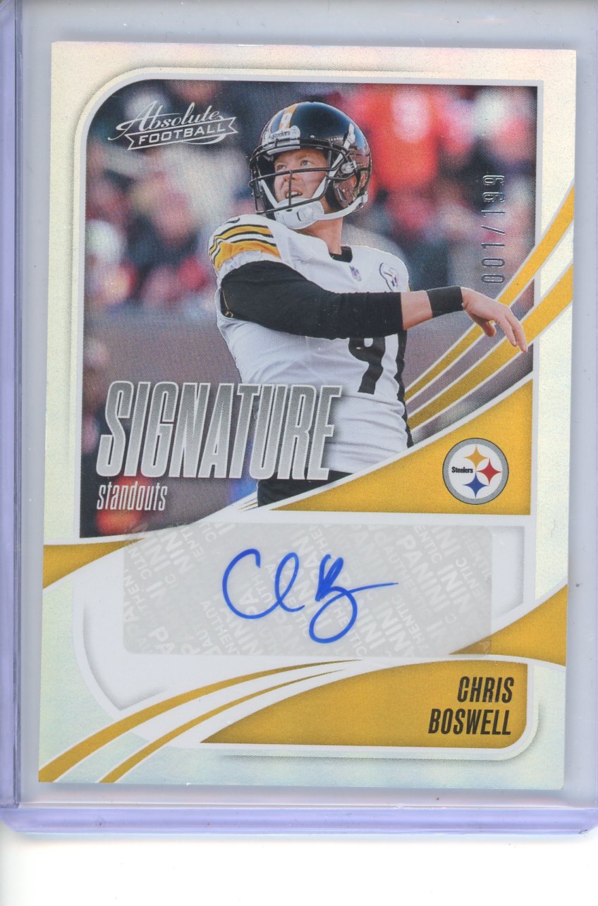 2025 Absolute Chris Boswell Signature Standards Auto /199 SS-CBL
