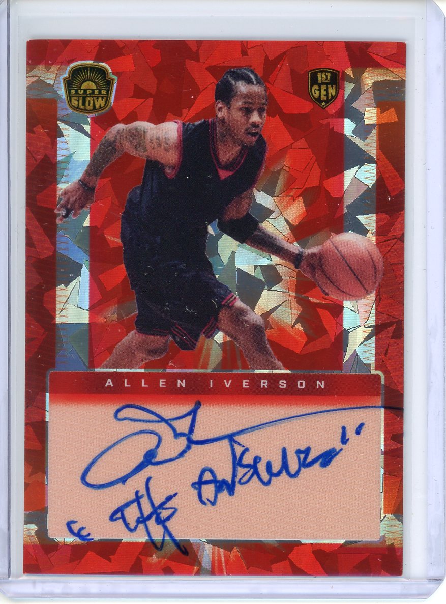 2022 Super Glow Allen Iverson &quot;The Answer&quot; Auto /10
