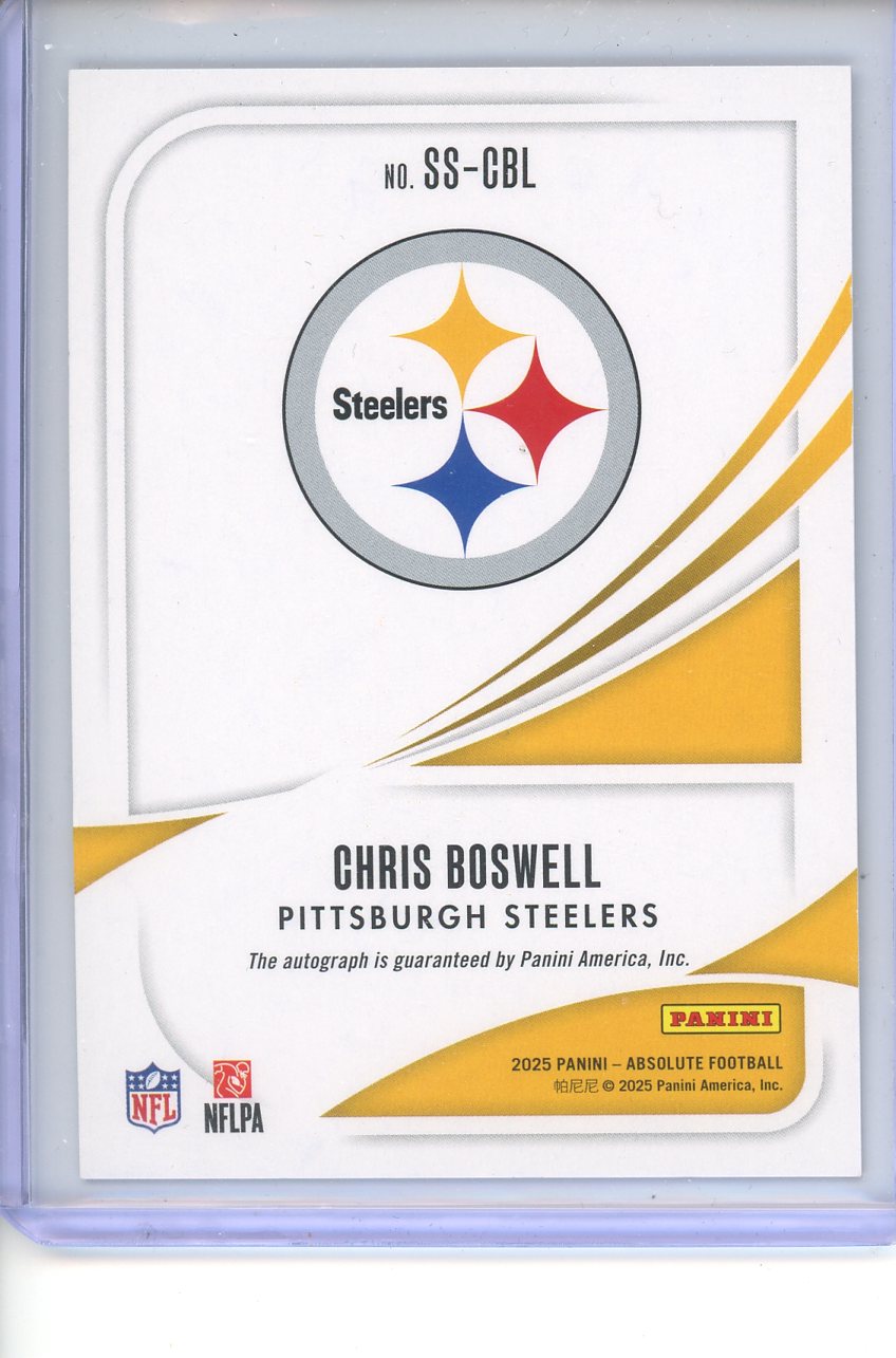 2025 Absolute Chris Boswell Signature Standards Auto /199 SS-CBL