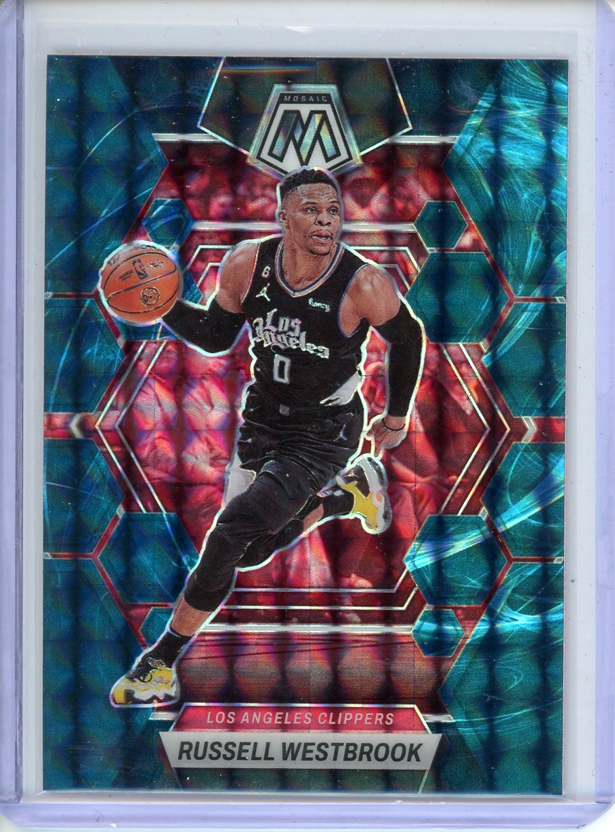 2022-23 Mosaic Russell Westbrook Genesis Prizm No. 164