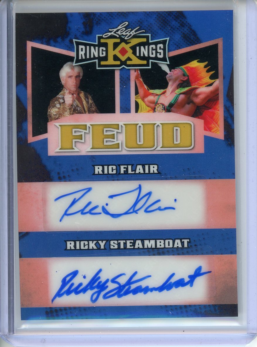 2026 Leaf Ring Kings Ric Flair / Ricky Steamboat Feud Autographs F-6