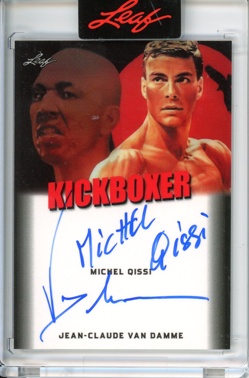 2024 Leaf Michel Qissi / Jean Claude Van Damme Autographs DA-1