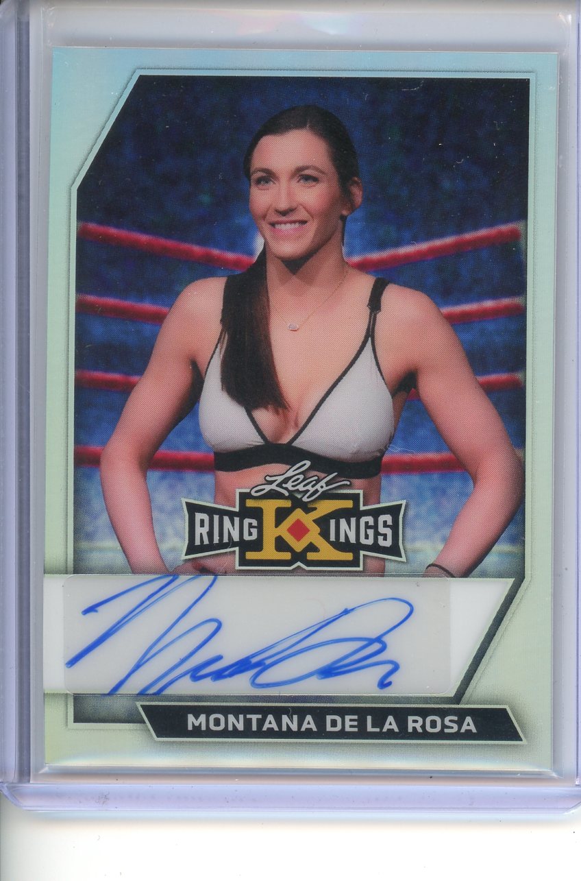 2026 Leaf Ring Kings Montana De La Rosa Refractor Auto 8/20