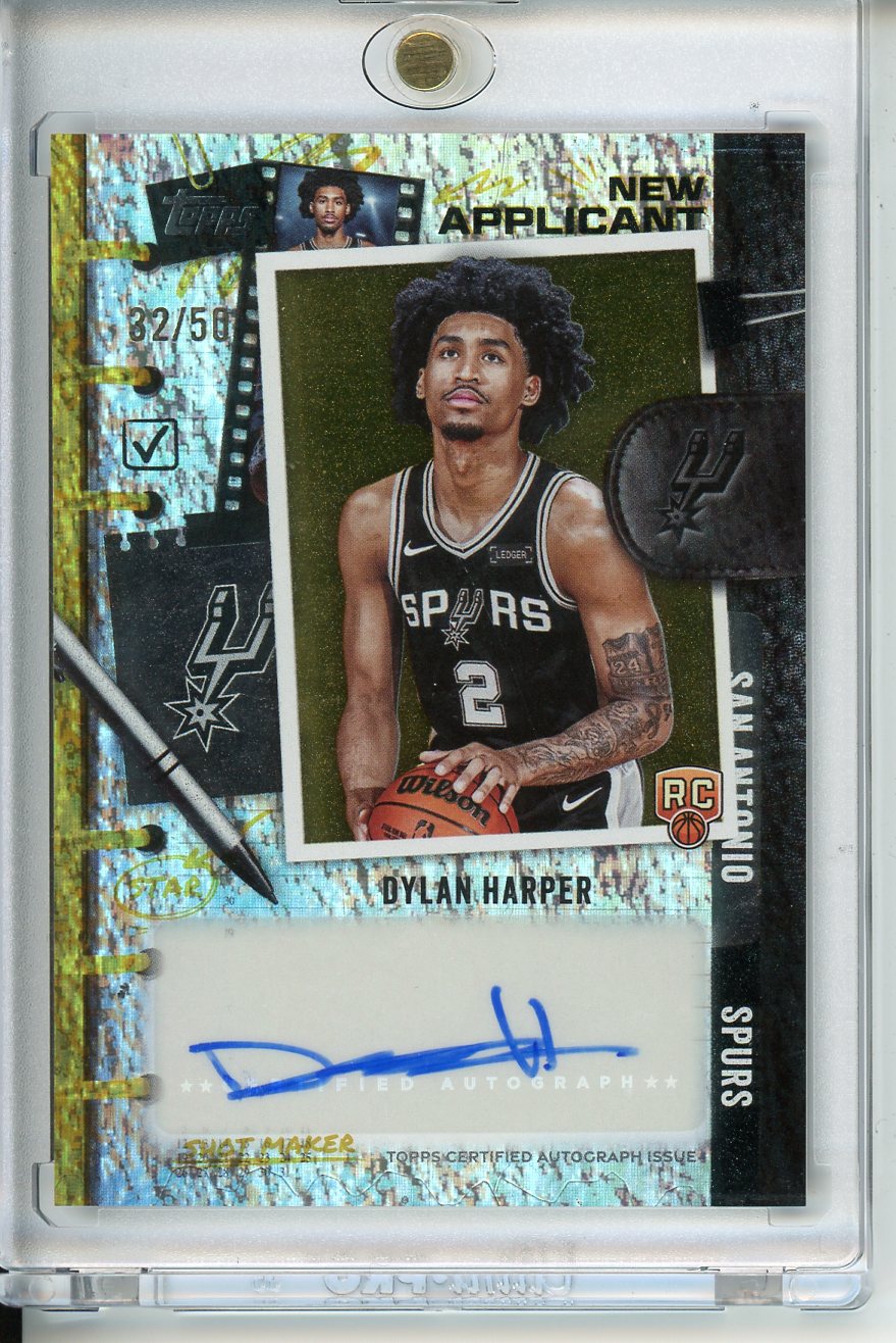 2025-26 Topps Dylan Harper New Applicant Auto NA-DH