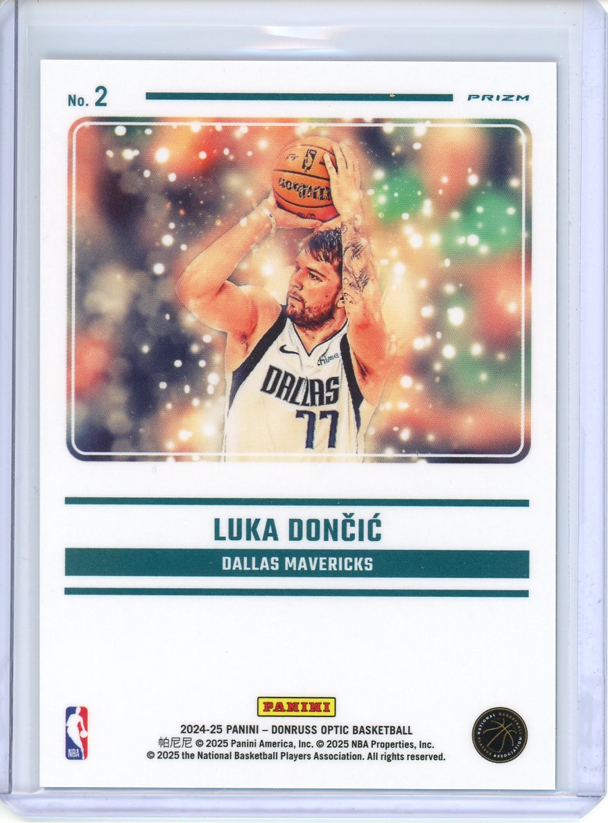 2024-25 Panini Donruss Optic Luka Doncic Mythical SSP C1