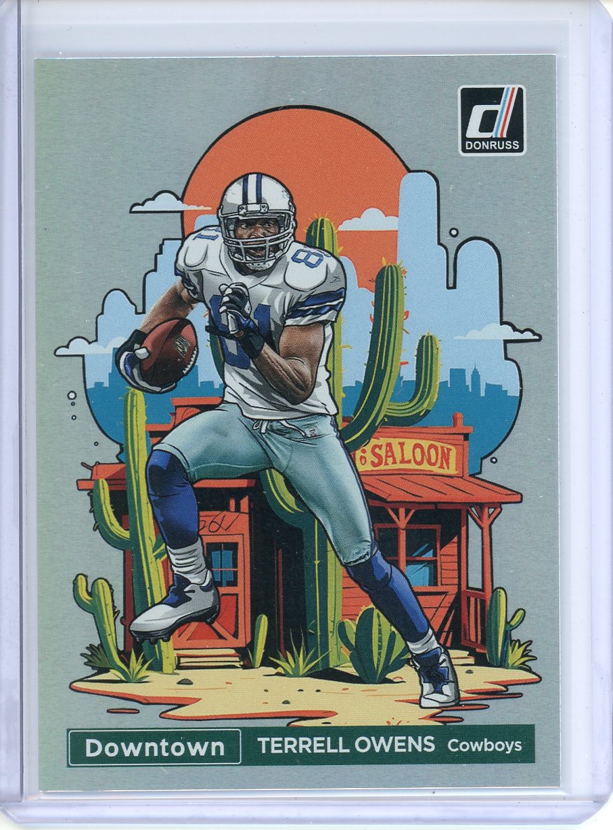 2024 Panini Donruss Football Terrell Owens Downtown #8