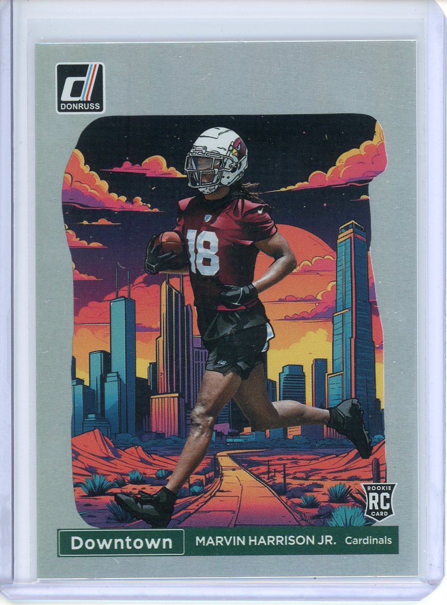 2024 Panini Donruss Football Marvin Harrison Jr Downtown RC