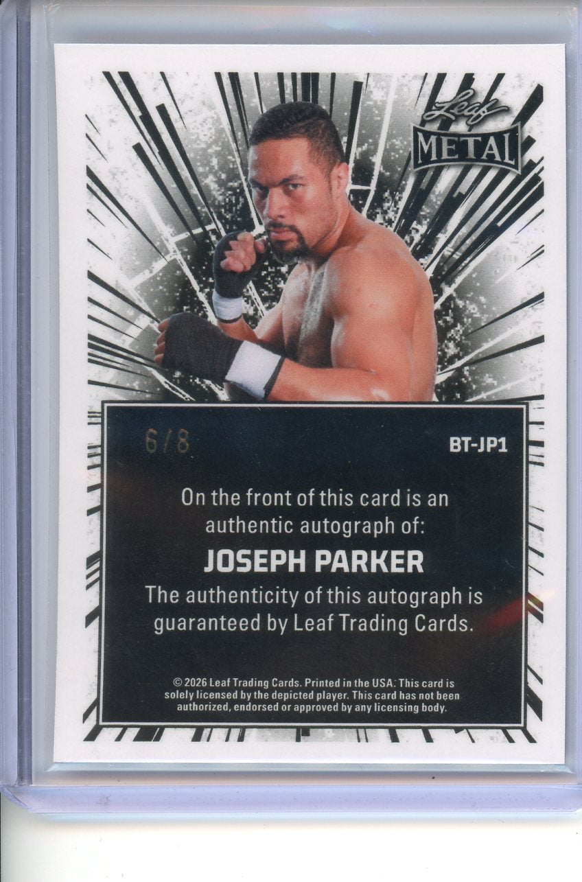 2026 Leaf Ring Kings Joseph Parker Purple Auto 6/8