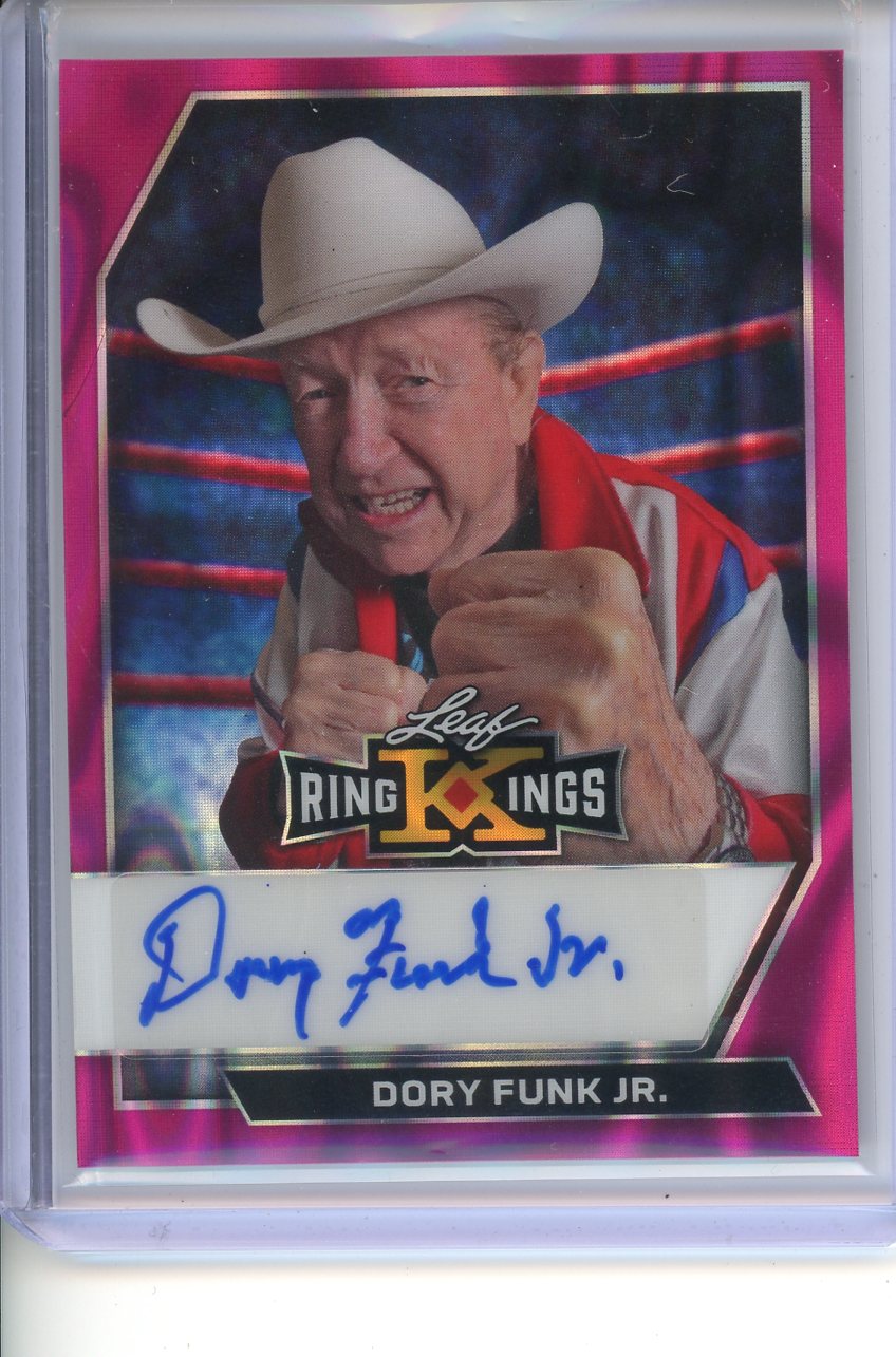 2026 Leaf Ring Kings Dory Funk Jr Pink Auto 5/6