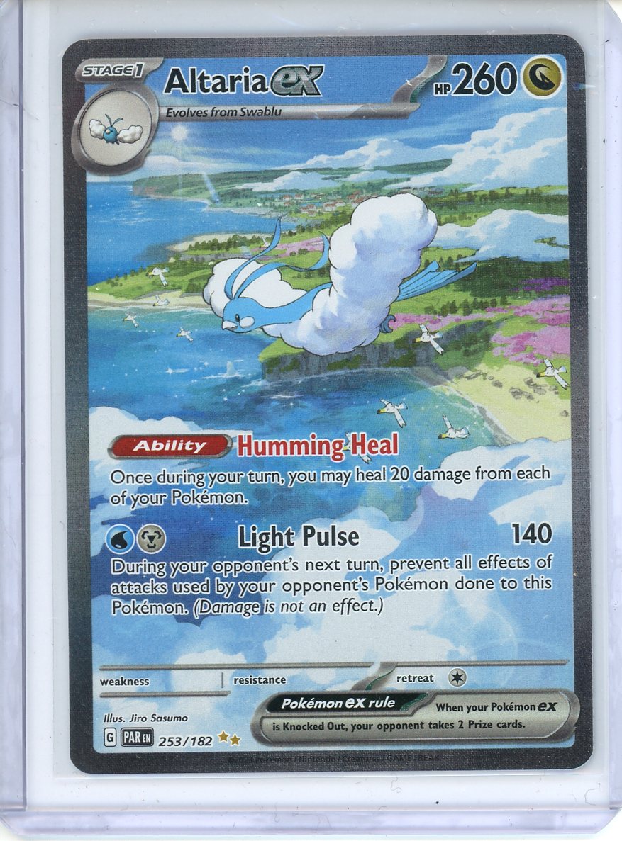 Altaria Ex Pokemon Card (Paradox Rift 253/182) Special Illustration Rare
