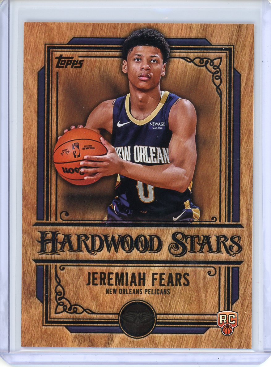 2025/26 Topps Basketball Jeremiah Fears Hardwood Stars Rookie HS-17 SSP