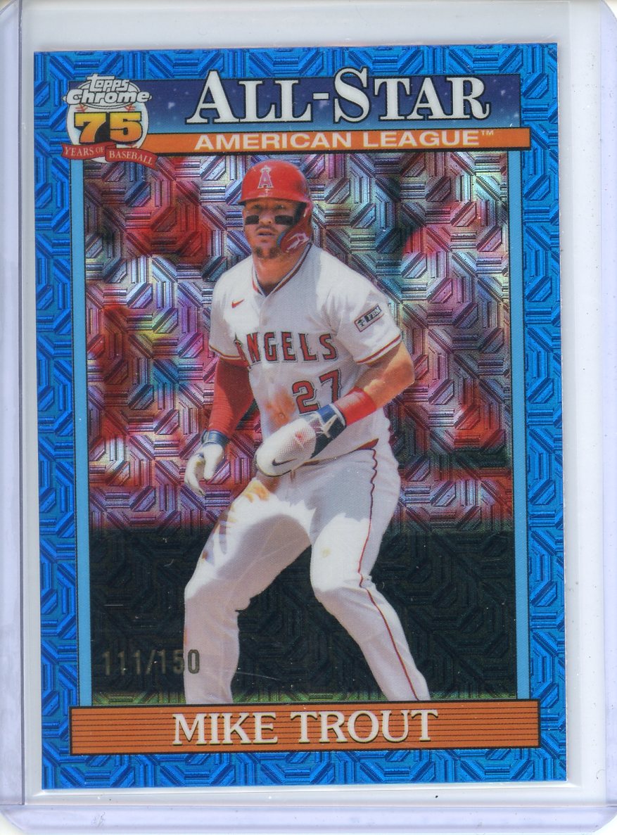 2026 Topps Series 2 Mike Trout All Star Silver Pack 111/150 91ASC-1