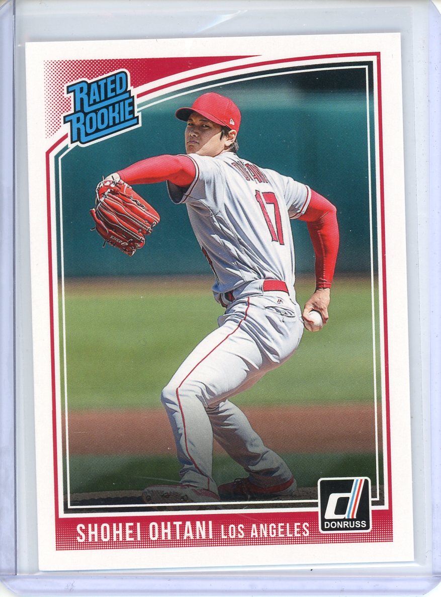 2018 Donruss Shohei Ohtani Rated Rookie No. 281