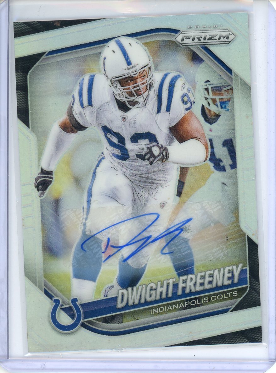 2025 Prizm Dwight Freeney Silver Auto Prizm No. 120