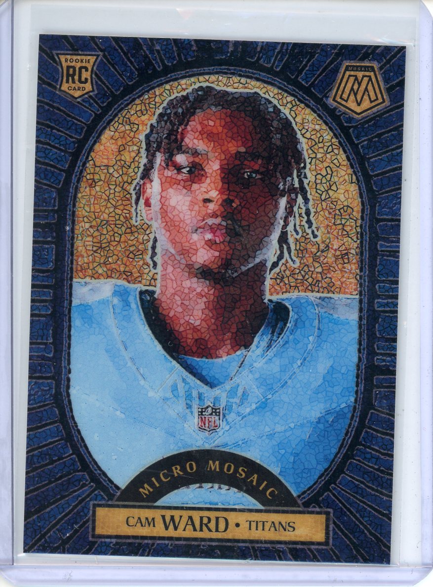 2025 Mosaic Cam Ward Micro Mosaic Rookie No. 1
