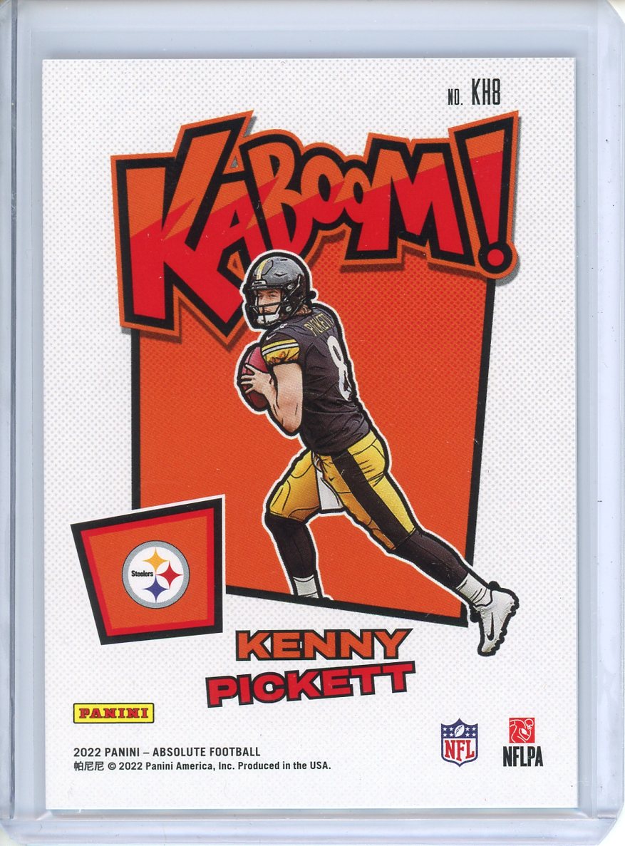 2022 Panini Absolute Kenny Pickett RC #KH8 Horizontal Kaboom!