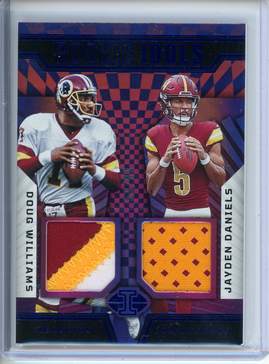 2024 Panini Illusions Doug Williams / Jayden Daniels #RI-DW Rookie Idols /99