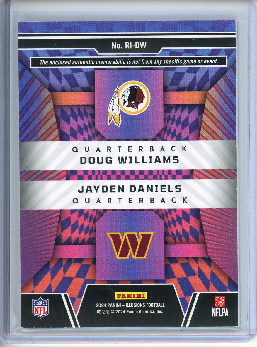 2024 Panini Illusions Doug Williams / Jayden Daniels #RI-DW Rookie Idols /99