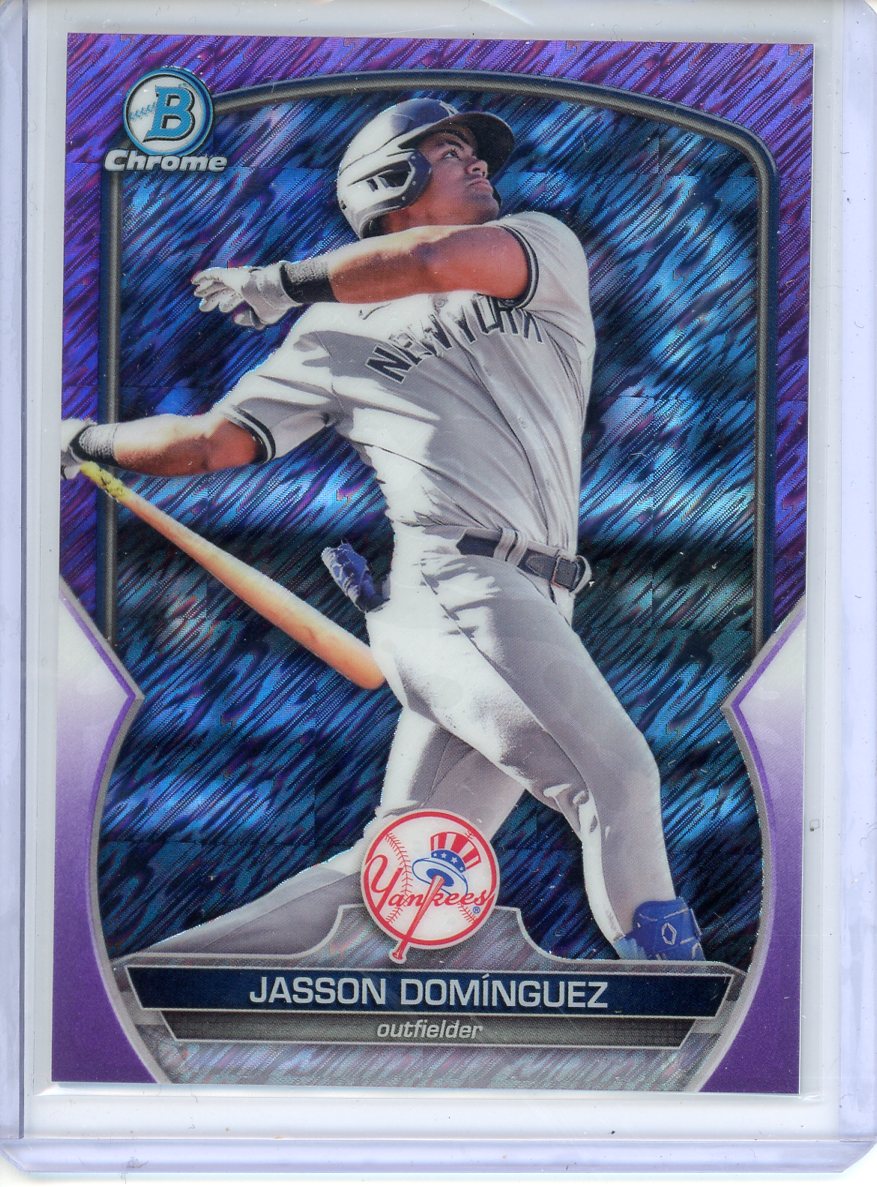 2023 Bowman Chrome Jasson Dominguez Purple Shimmer /250 BCP-225