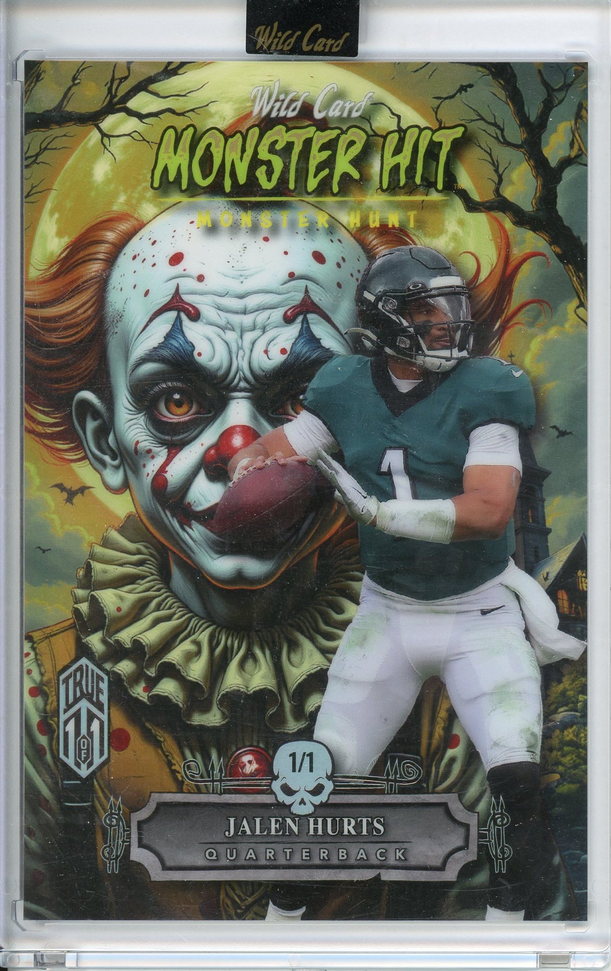 2025 Wild Card Monster Hit Jalen Hurts True 1/1 National Exclusive