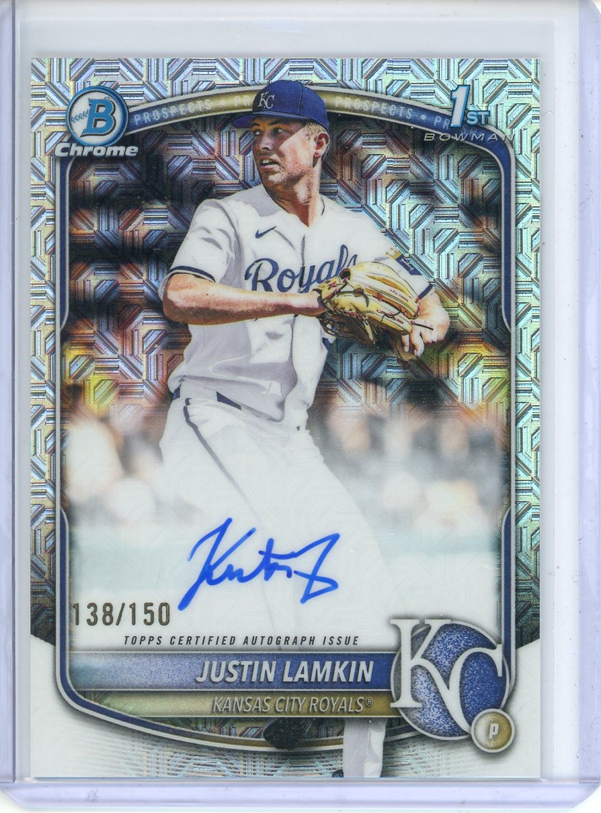 2025 Bowman Chrome Justin Lamkin Mojo Auto /150