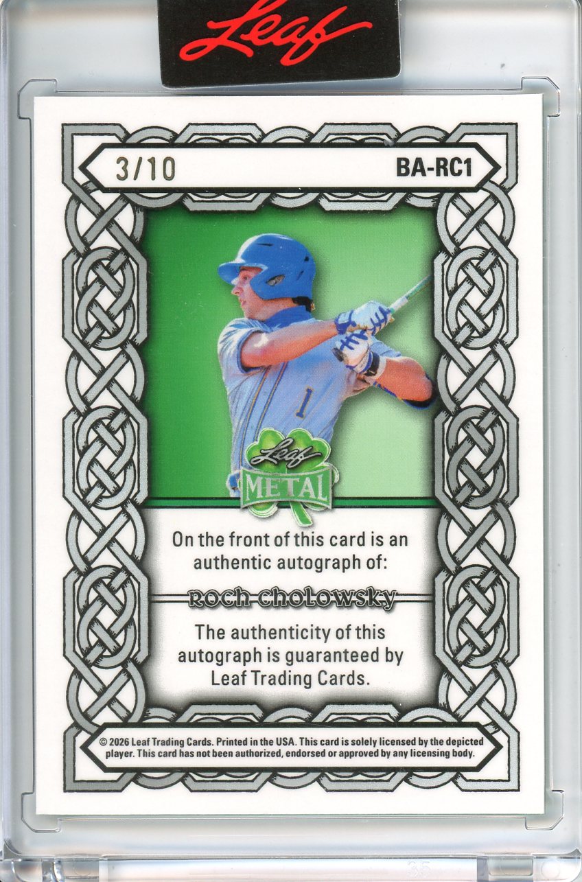 2026 Leaf St. Patricks Day Roch Cholowsky Auto /10
