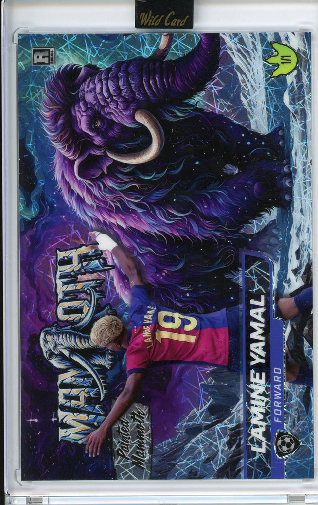 2025 Wild Card Painted Mammoth Lamine Yamal 1/1 Rookie National Exclus