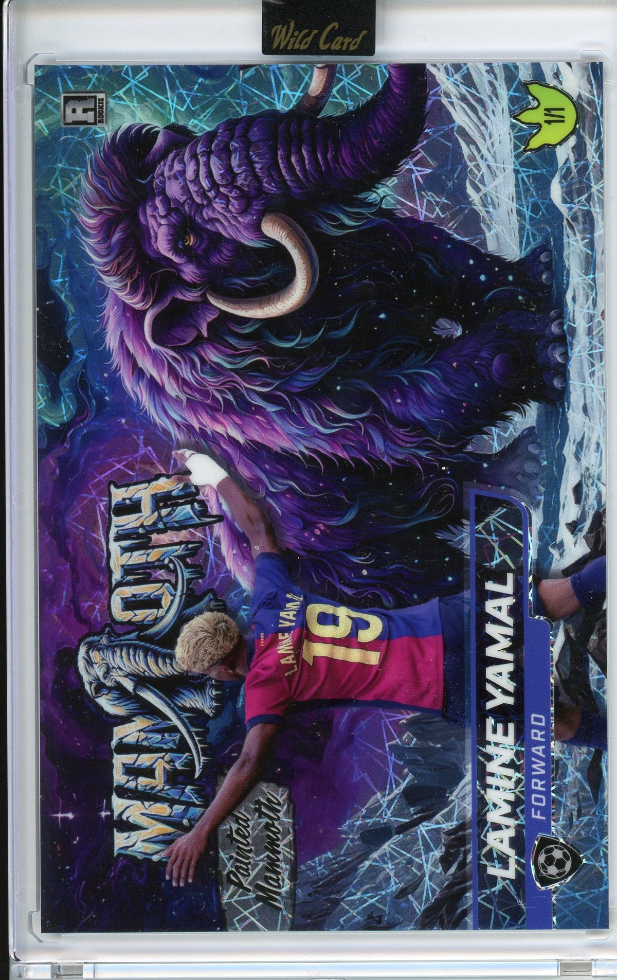 2025 Wild Card Painted Mammoth Lamine Yamal 1/1 Rookie National Exclusive LY-06