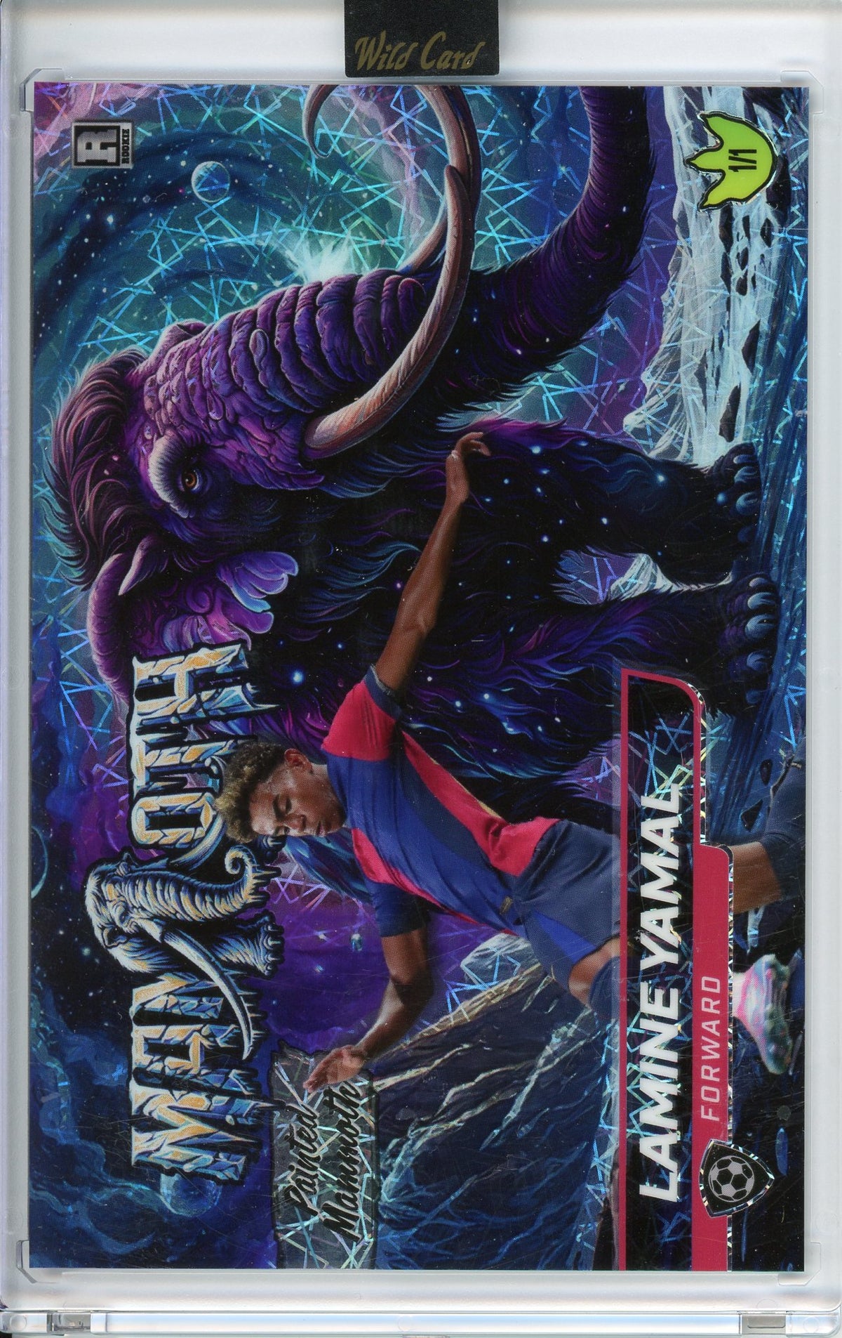 2025 Wild Card Painted Mammoth Lamine Yamal 1/1 Rookie National Exclusive LY-07