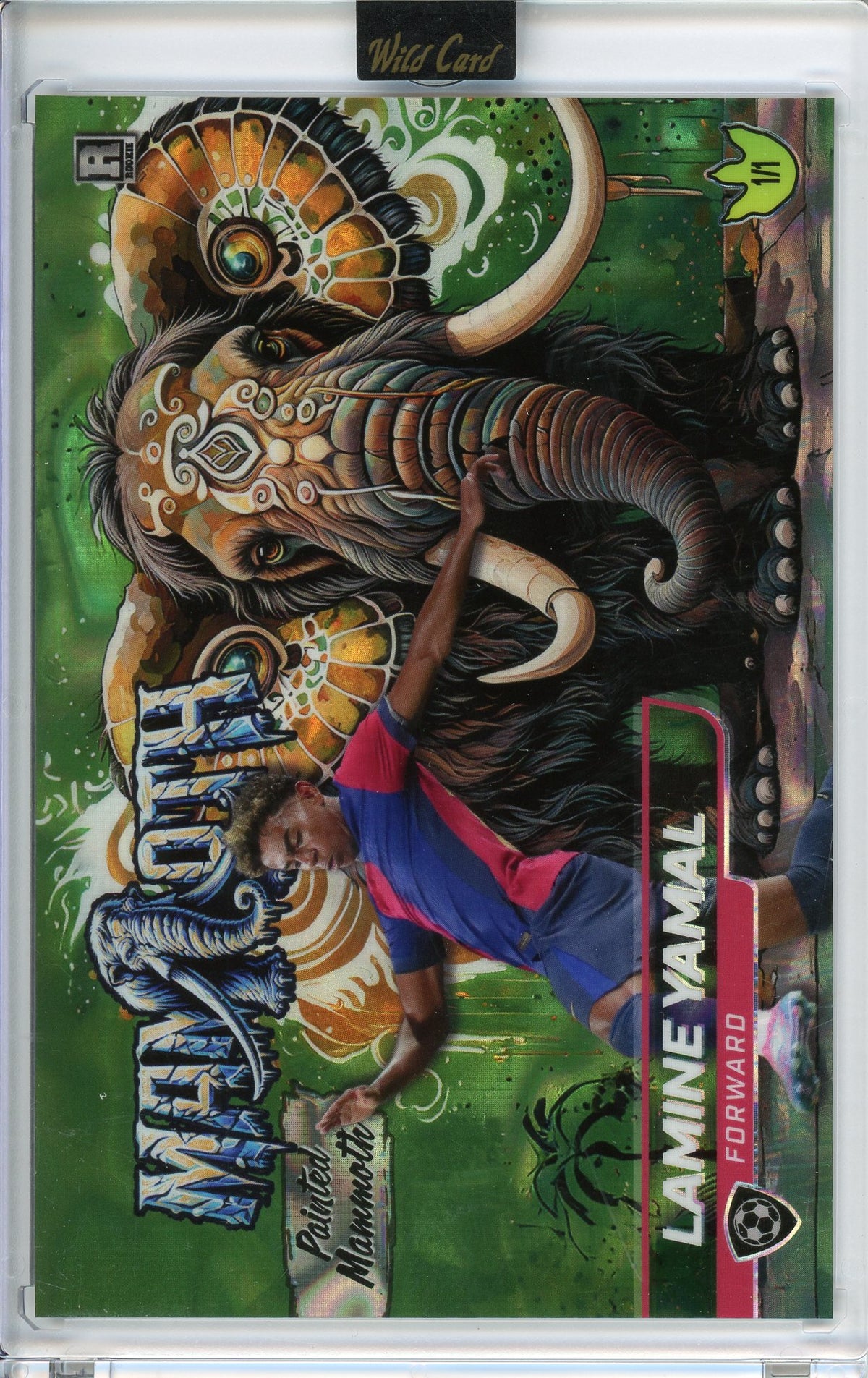 2025 Wild Card Painted Mammoth Lamine Yamal 1/1 National Exclusive DMPNM403-LY07