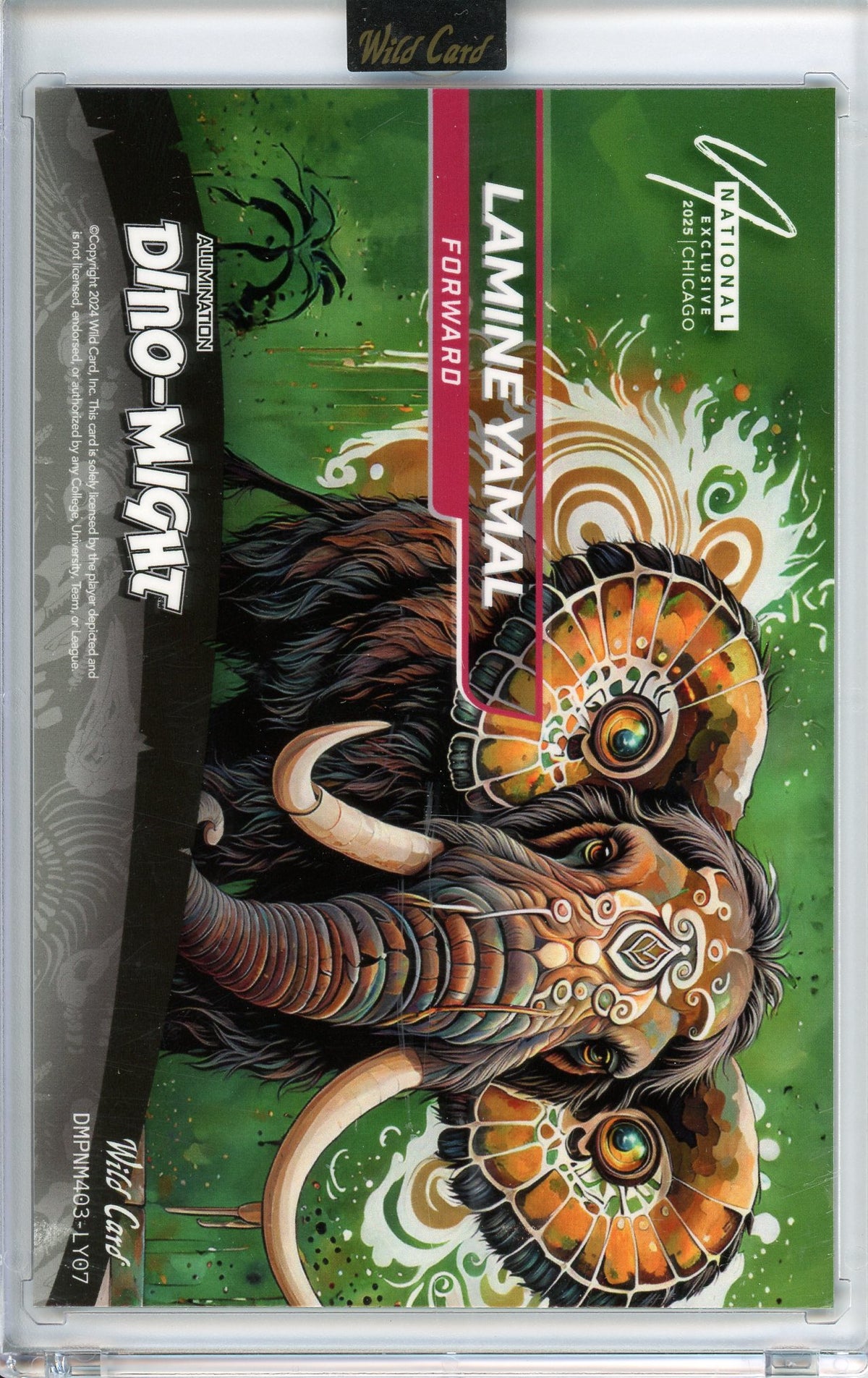 2025 Wild Card Painted Mammoth Lamine Yamal 1/1 National Exclusive DMPNM403-LY07