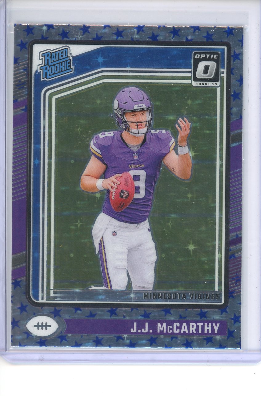 2024 Donruss Optic JJ McCarthy Rated Rookie Star No. 235