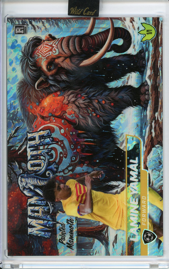2025 Wild Card Painted Mammoth Lamine Yamal 1/1 National Exclusive DMP